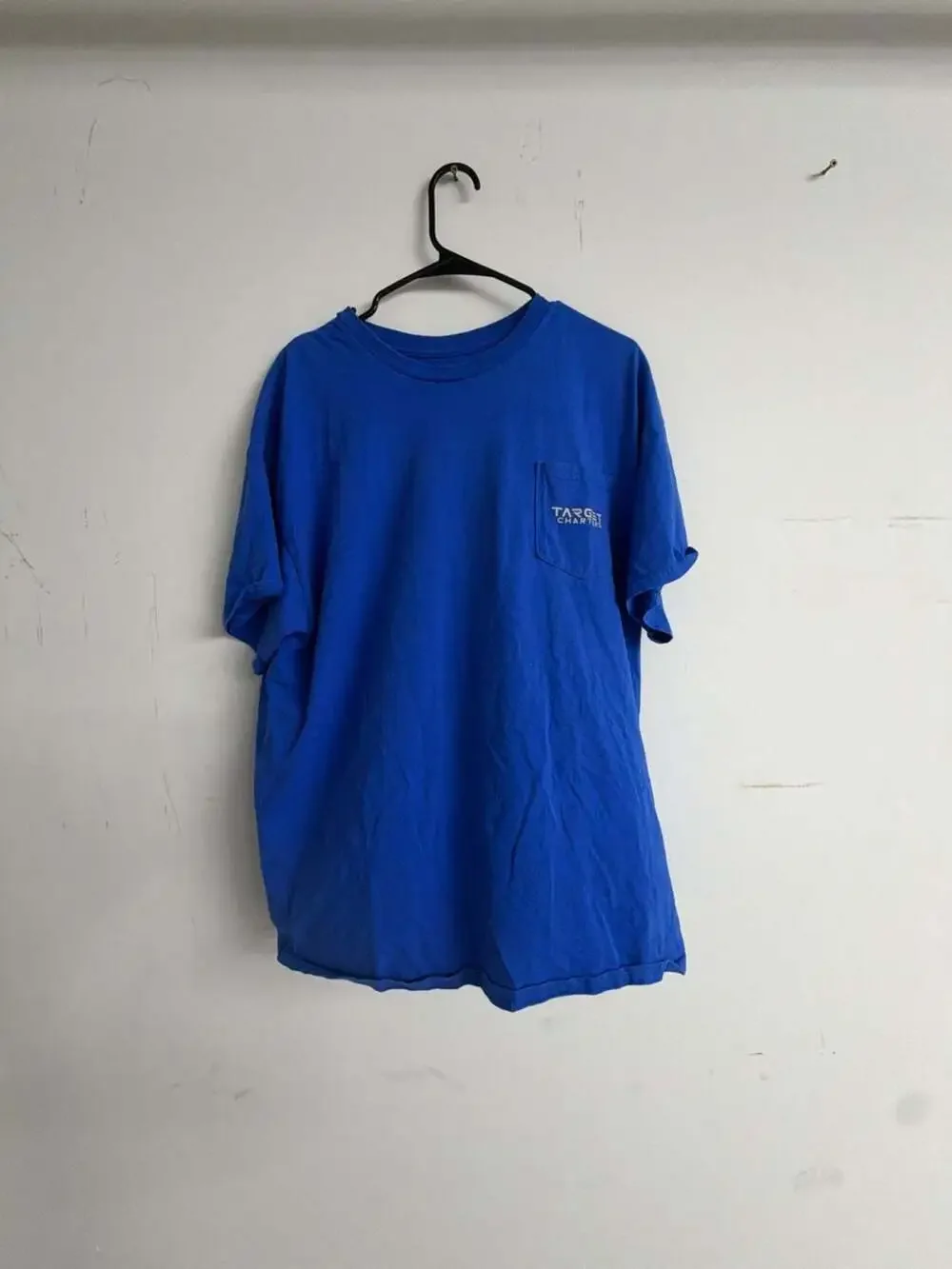 Red Tuna Blue Cotton Pocket T-Shirt Size XL